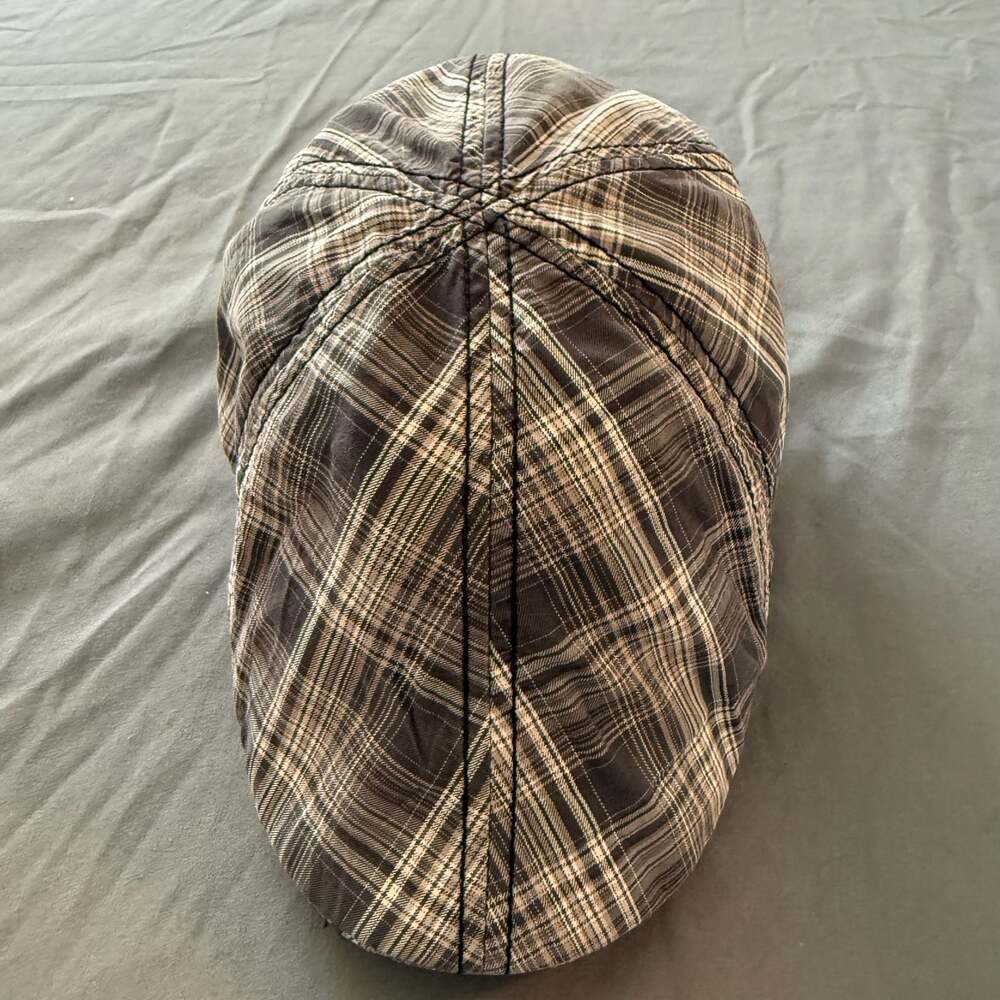 Free Authority Plaid Ivy Cap Newsboy Hat